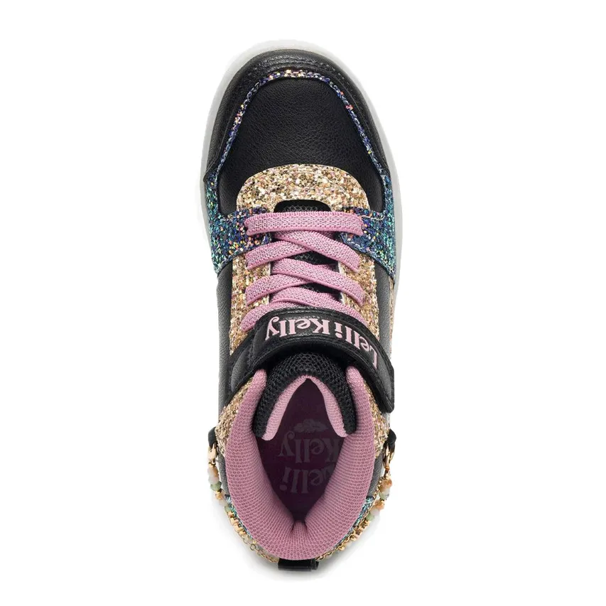LELLI KELLY GIONELLO SNEAKERS LKAA4412-NEOR NERO/ORO