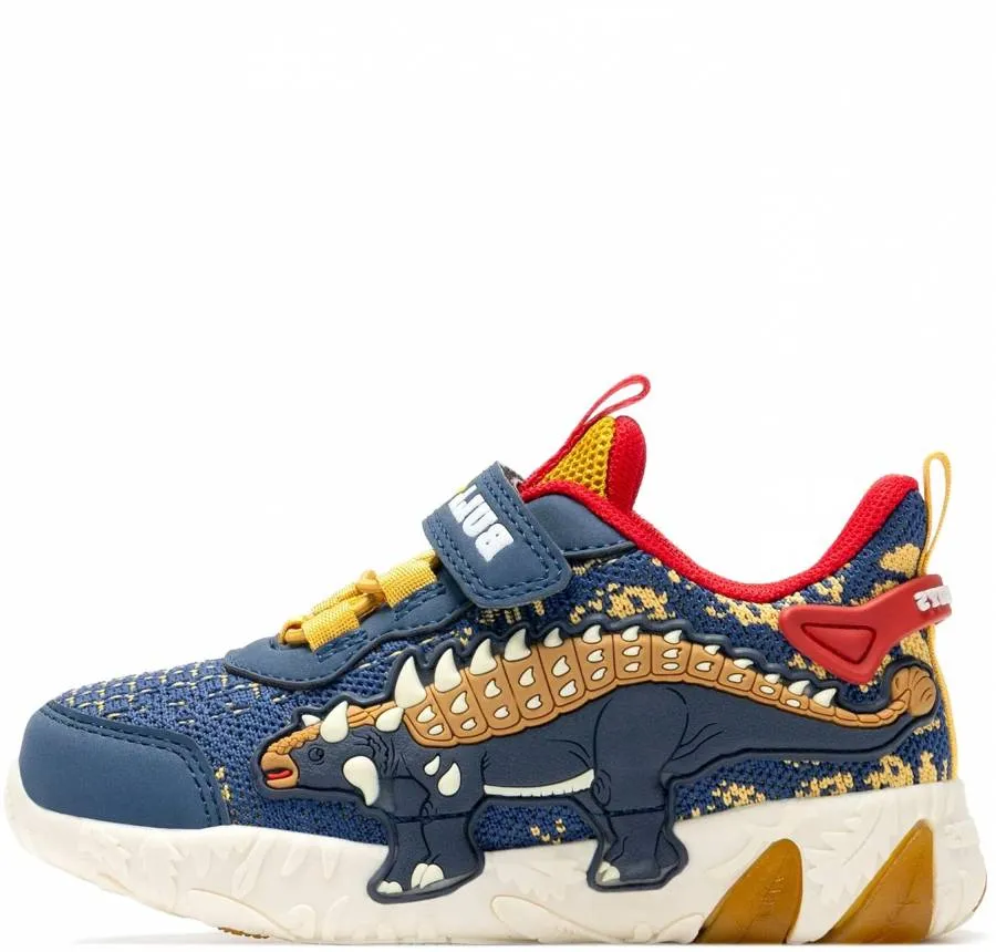 BULL BOYS SNEAKERS LIGHTS DNAL4557 B00-BL01 BLU/RED