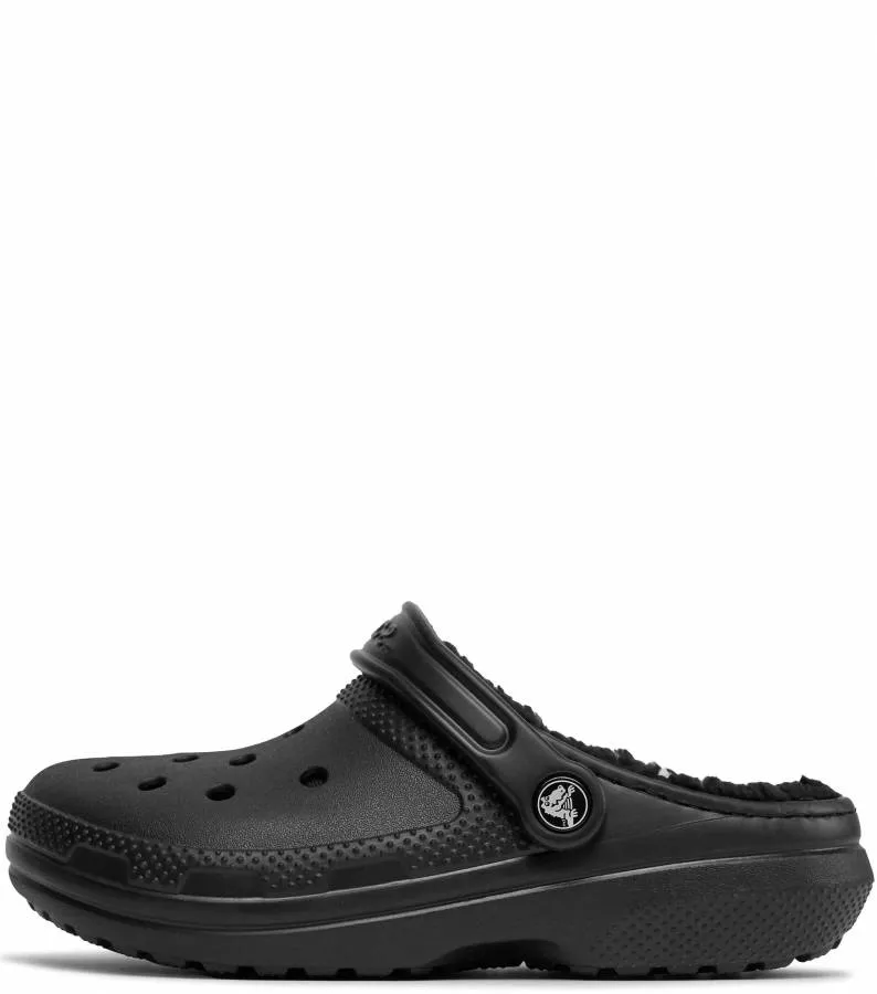 CROCS CLASSIC LINED CLOG  203591-060 BLACK/BLACK