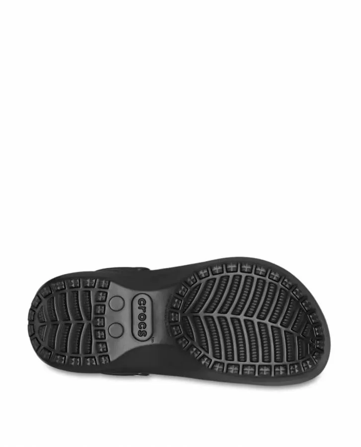 CROCS CLASSIC PLATFORM LINED CLOG W 207938-001 BLACK