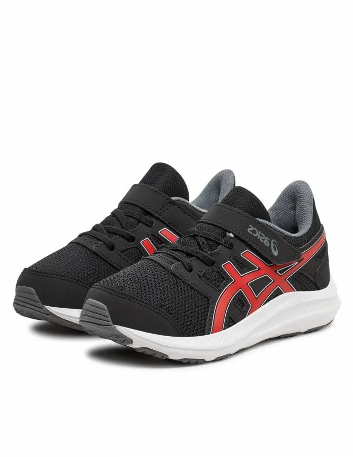 ASICS JOLT 4 PS RUNNING KIDS 1014A299-008 BLACK/FIERY RED