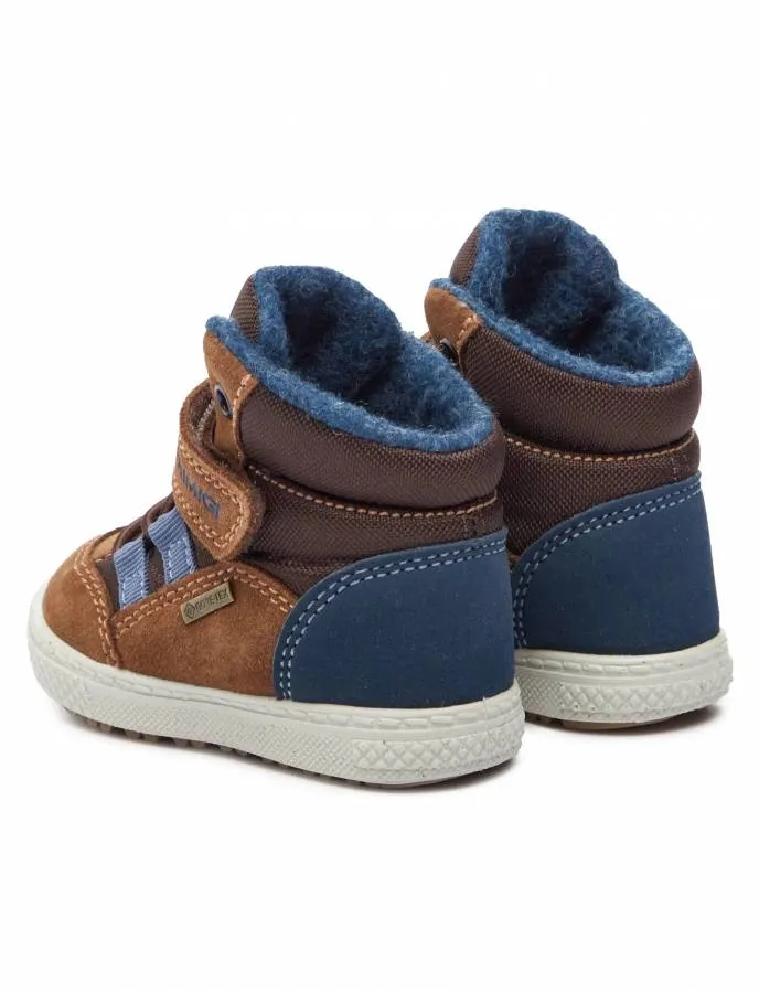 PRIMIGI BOOTS BOYS 6852511 1 GORE-TEX  BLUE/BROWHN