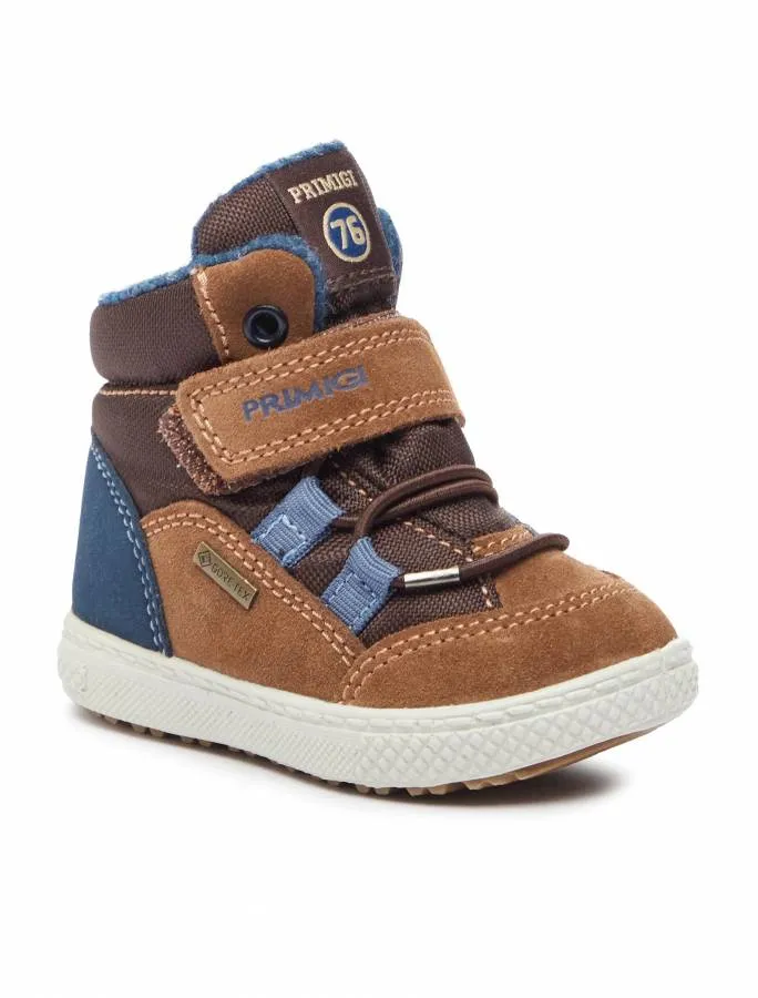 PRIMIGI BOOTS BOYS 6852511 1 GORE-TEX  BLUE/BROWHN