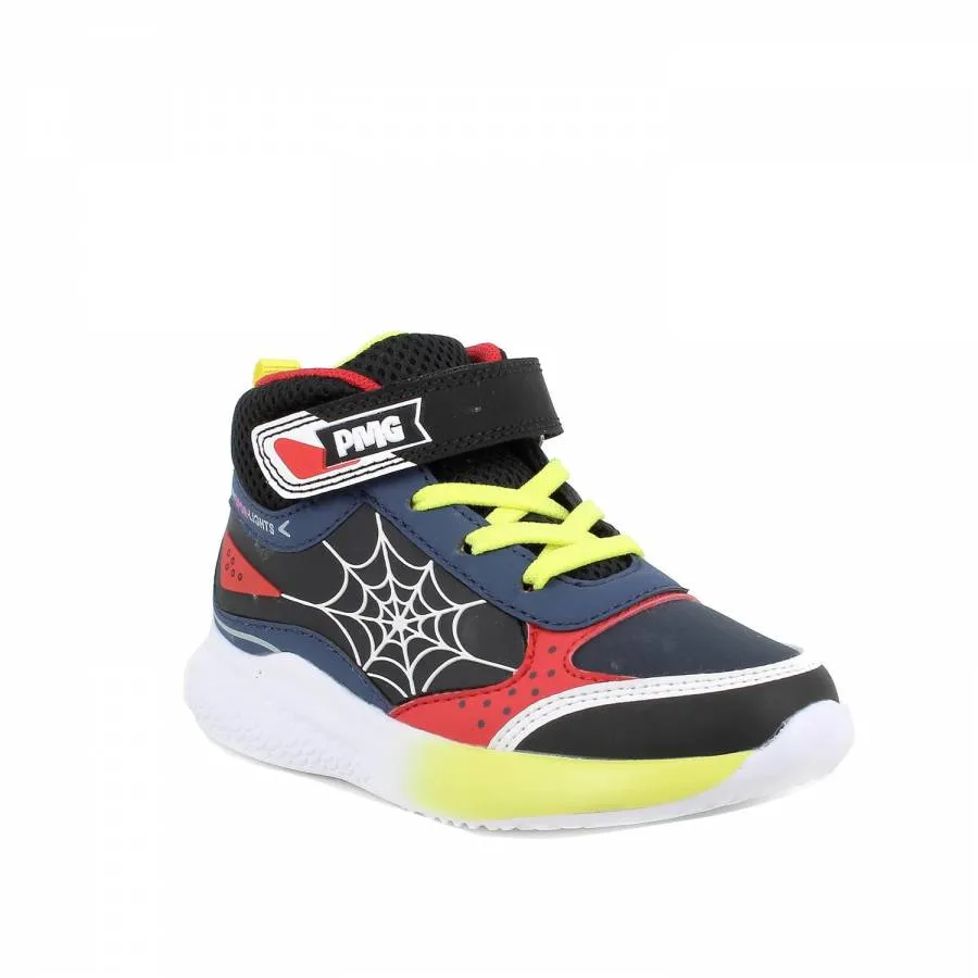 PRIMIGI SNEAKERS BOYS MID LIGHTS 6979711 NAVY/RED