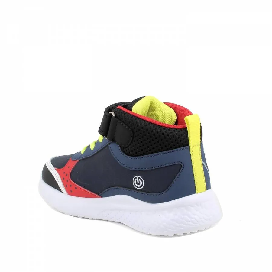 PRIMIGI SNEAKERS BOYS MID LIGHTS 6979711 NAVY/RED