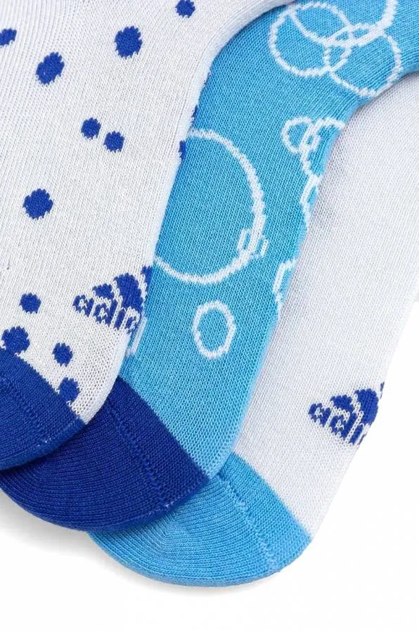 ADIDAS GRAPHIC SOCKS 3 PAIRS PACK KIDS IY2672 HALBLU/LUCBLU
