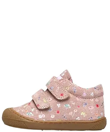 NATURINO COCOON VL 0012012904.HB.1M32  FIRST STEPS SUEDE FLORA ROSE-MULTI