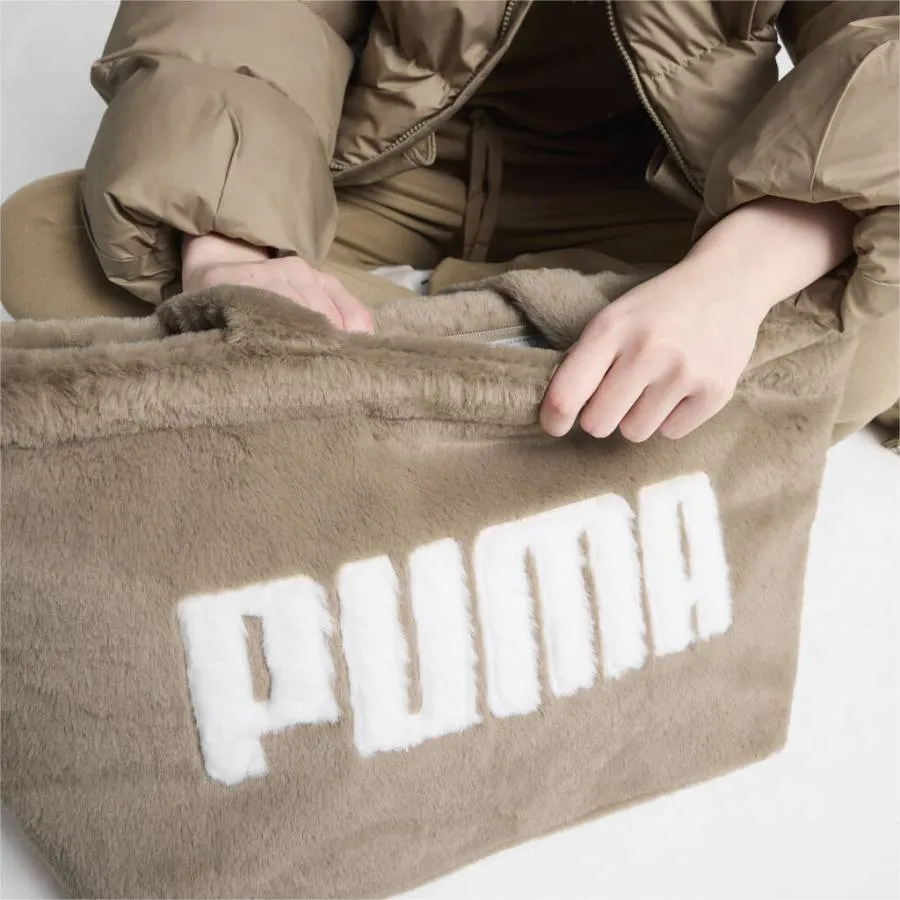 PUMA CORE FUR SHOPPER BAG  090656 03 OAK BRANCH