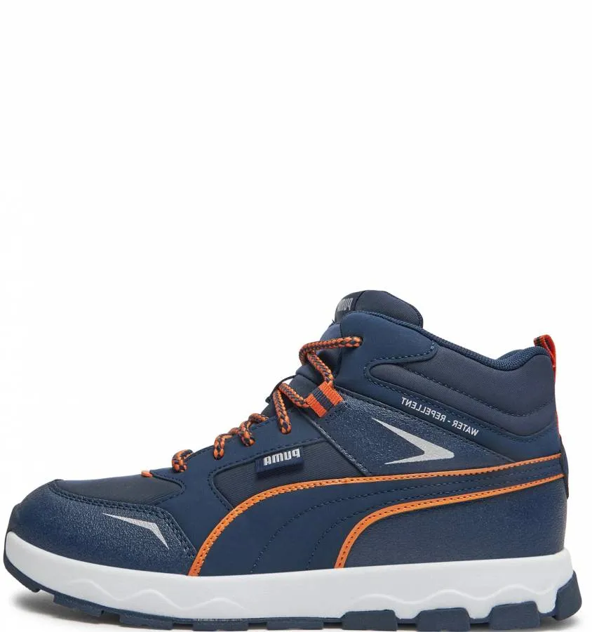 PUMA EVOLVE TRAIL JR MID 397644 02 NAVY/MAPLESYRUP