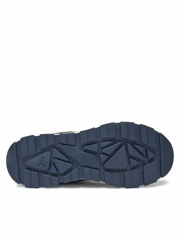 PUMA EVOLVE TRAIL JR MID 397644 02 NAVY/MAPLESYRUP