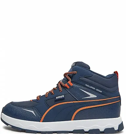 PUMA EVOLVE TRAIL JR MID 397644 02 NAVY/MAPLESYRUP