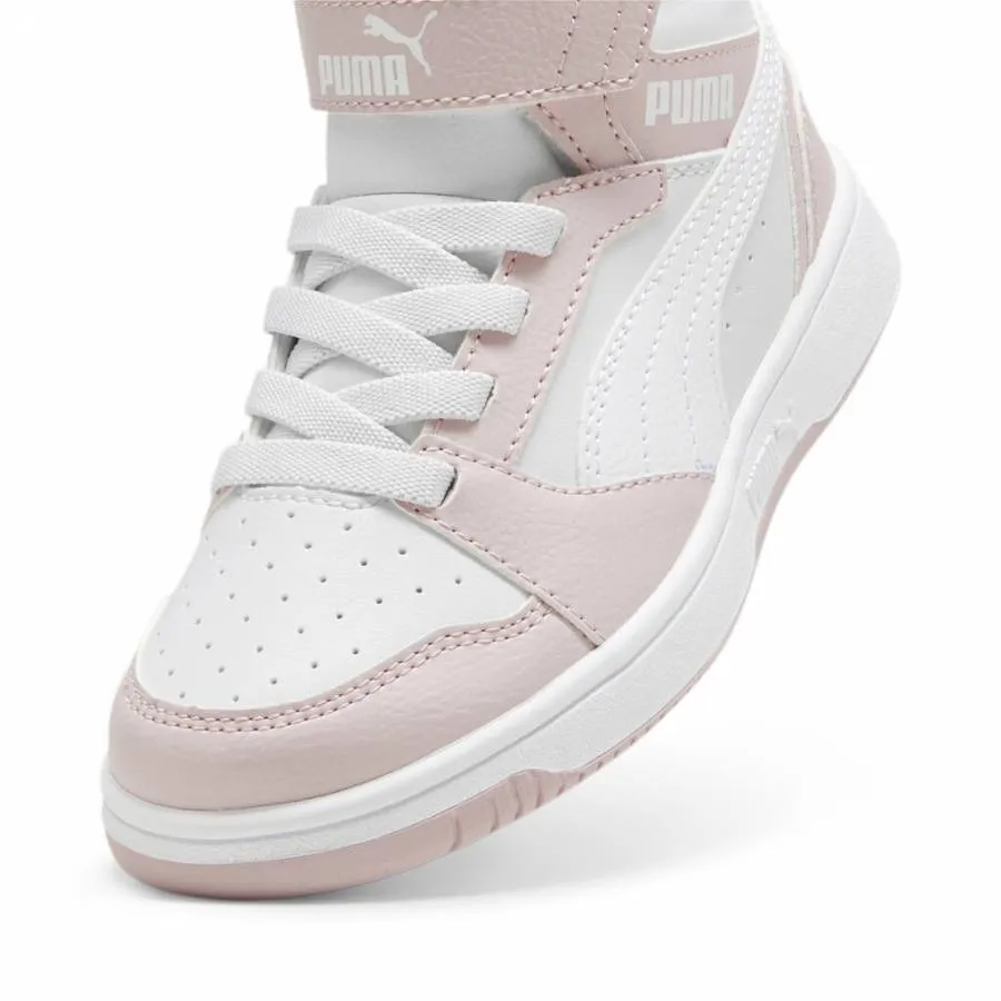 PUMA REBOUND V6 SNEAKERS MID AC+PS 393832 20 MAUVE MIST/ WHITE