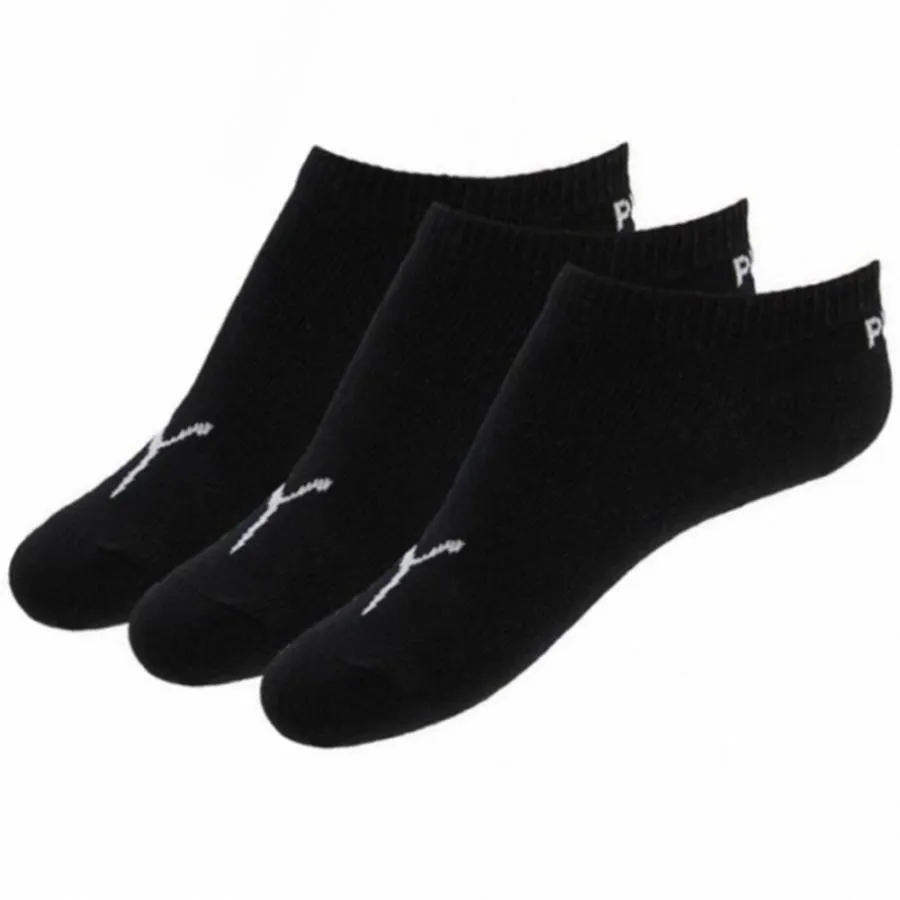 PUMA DOBOTEX KIDS SOCKS INVISIBLE 3P 194010001-200 BLACK