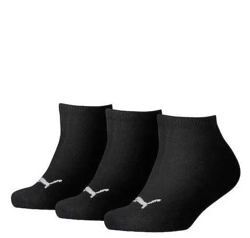 PUMA DOBOTEX KIDS SOCKS INVISIBLE 3P 194010001-200 BLACK