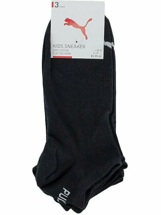 PUMA DOBOTEX KIDS SOCKS INVISIBLE 3P 194010001-200 BLACK