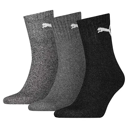 PUMA SHORT CREW 3P SOCK 231011001 207 ANTHRACITE/GREY
