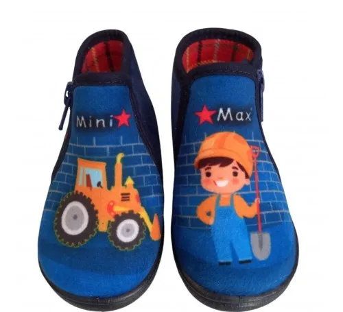 MINI MAX ROAD 4 SLIPPERS BOYS ANATOMIC BLUE
