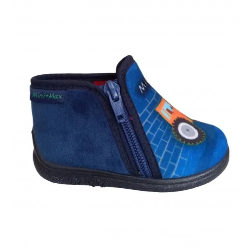 MINI MAX ROAD 4 SLIPPERS BOYS ANATOMIC BLUE