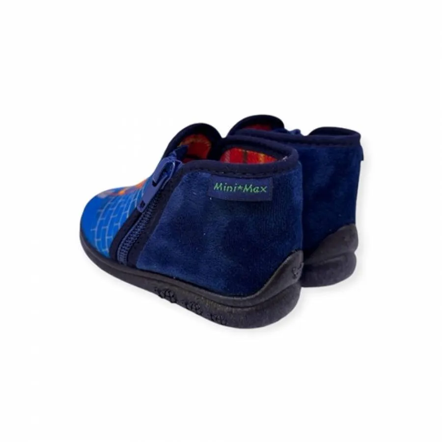 MINI MAX ROAD 4 SLIPPERS BOYS ANATOMIC BLUE