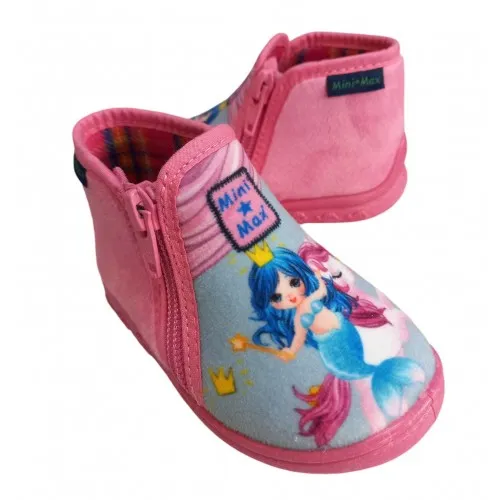 MINI MAX G-CRISTAL-4 SLIPPERS GIRLS ANATOMIC PINK