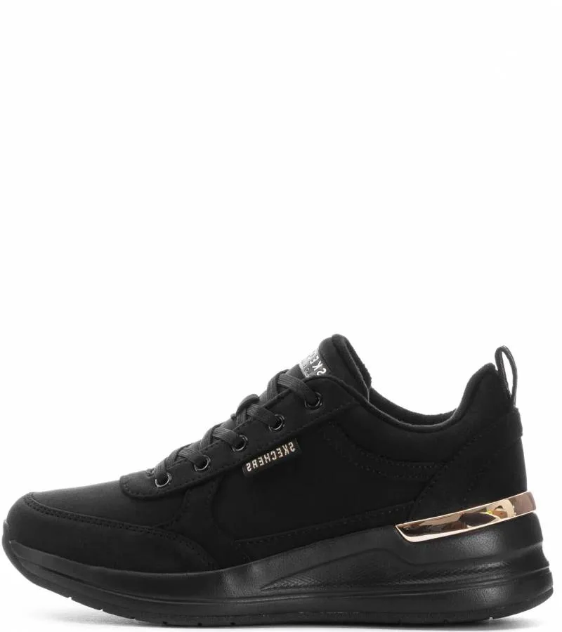 SKECHERS BILLION 2 PRISSY N PLUSH BLACK/GOLD