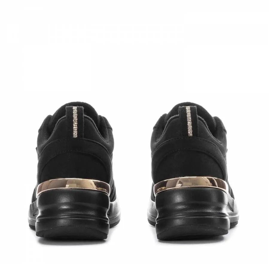 SKECHERS BILLION 2 PRISSY N PLUSH BLACK/GOLD