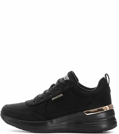 SKECHERS BILLION 2 PRISSY N PLUSH BLACK/GOLD