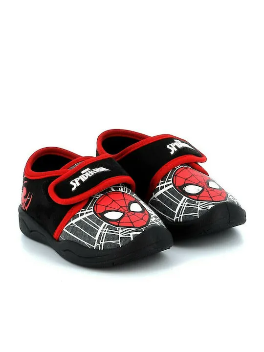 SPIDER-MAN SLIPPERS KIDS SP009963 BLACK/RED