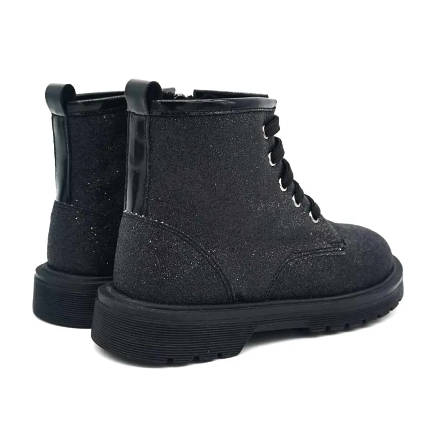 RICCO MONDO GLITTER BOOTS BABY 256 ANATOMIC BLACK/GLITTER