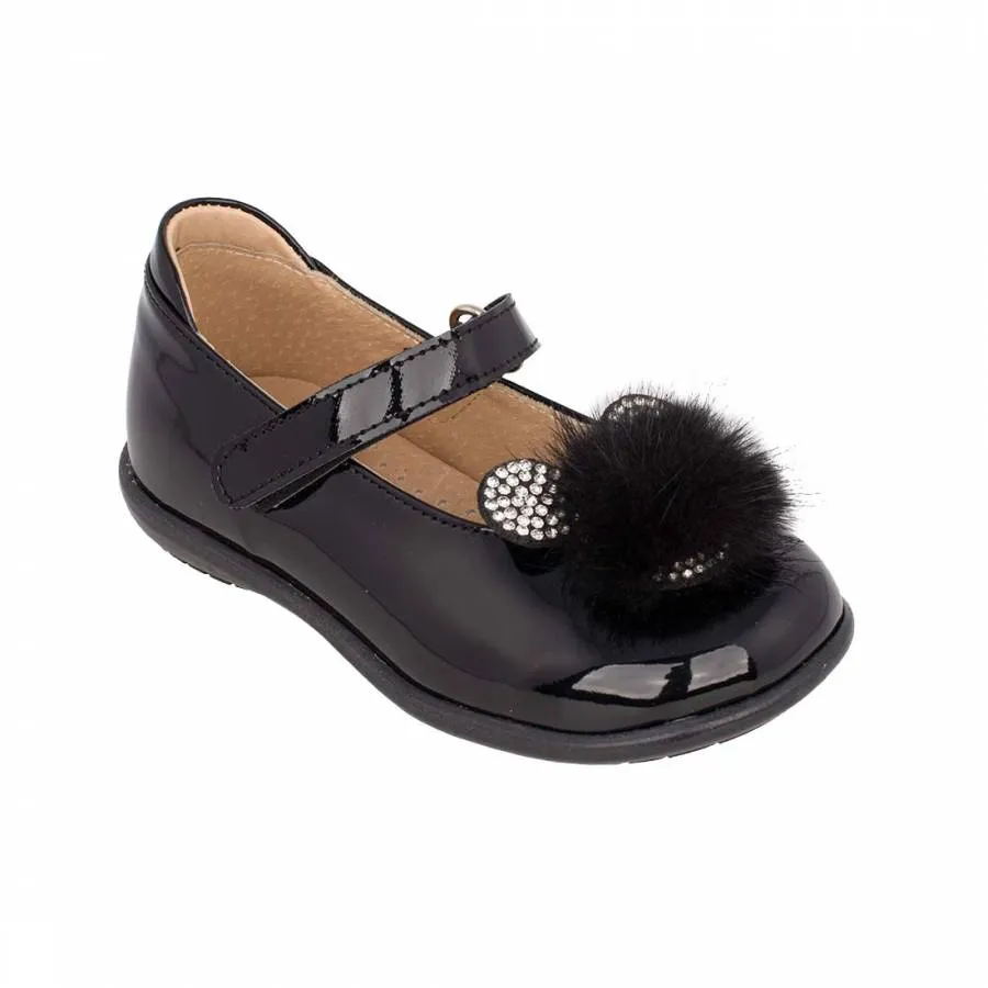 RICCO MONDO BALLERINA BABY VERNICE 250 BLACK/VERNICE