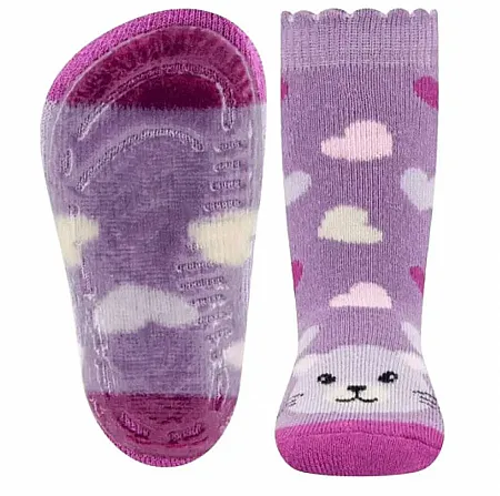 EWERS STOPPER SOCKS 221320-1763 SOFTSTEPS  CAT LILA