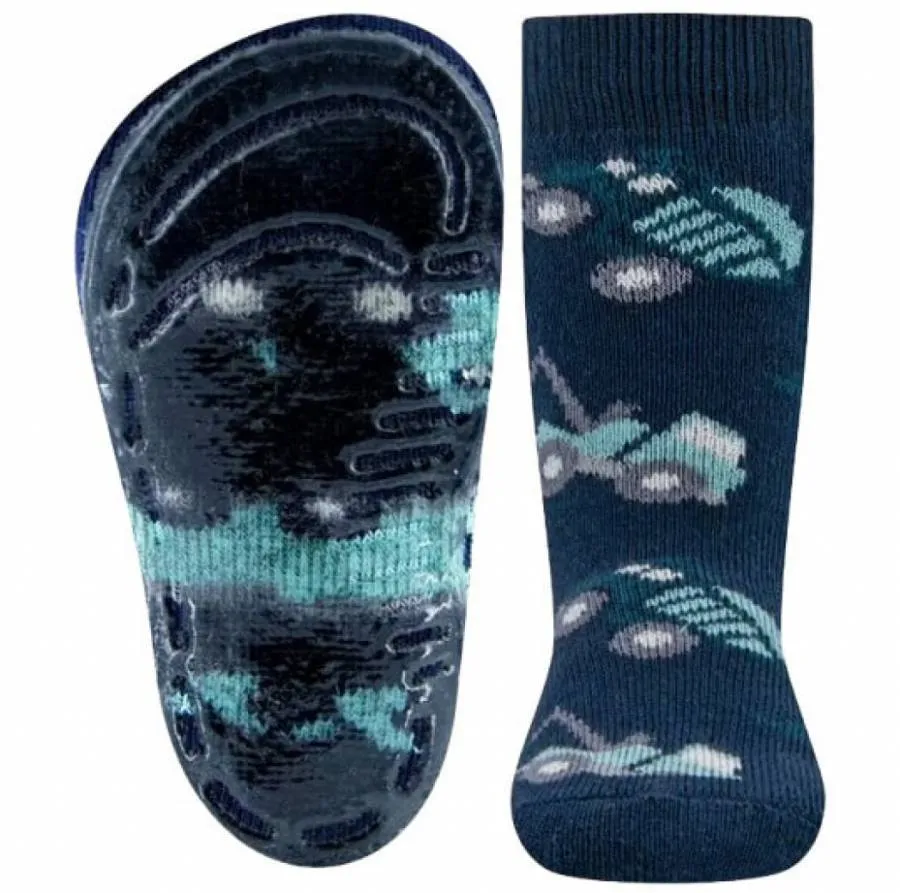 EWERS STOPPER SOCKS 221336-1139 SOFTSTEPS KIPPER BLEU