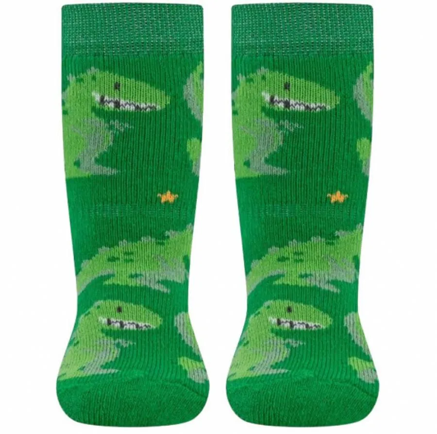 EWERS STOPPER SOCKS 221323-1826 SOFTSTEP DINO GREEN