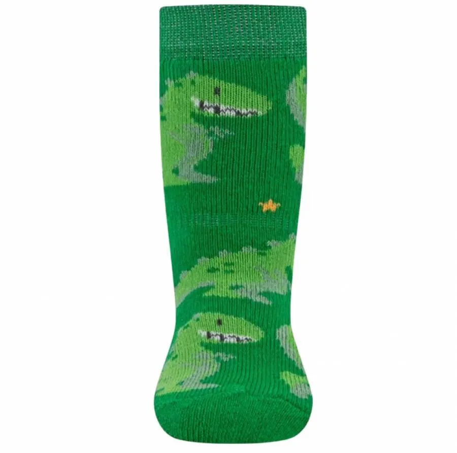 EWERS STOPPER SOCKS 221323-1826 SOFTSTEP DINO GREEN