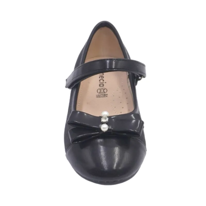 FENECIA FOR GIRLS BALLARINES 39085 BLACK GLITTER