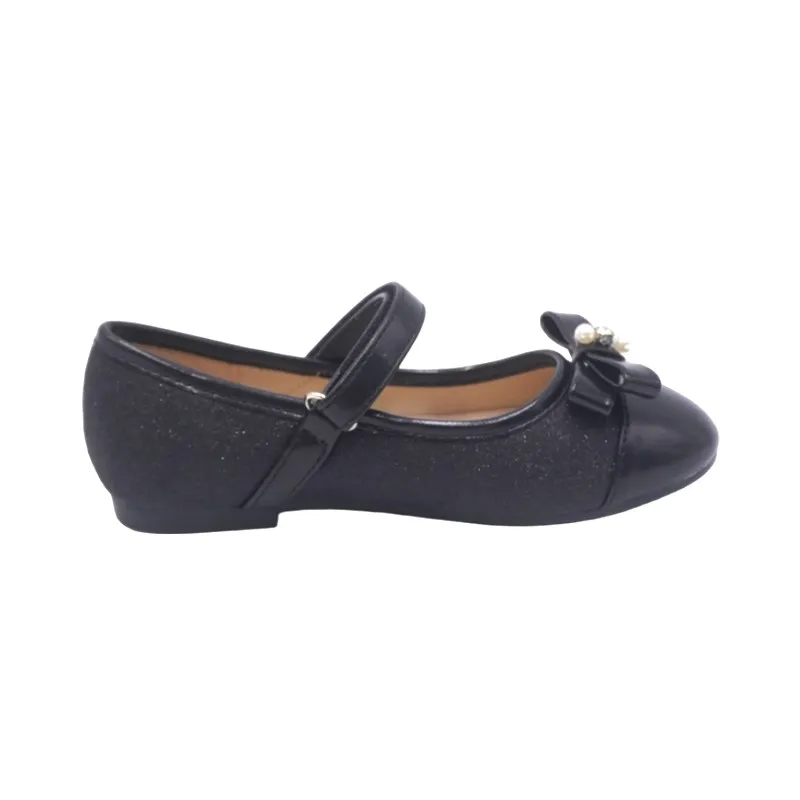 FENECIA FOR GIRLS BALLARINES 39085 BLACK GLITTER
