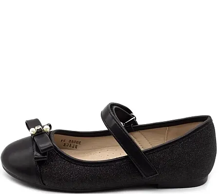 FENECIA FOR GIRLS BALLARINES 39085 BLACK GLITTER