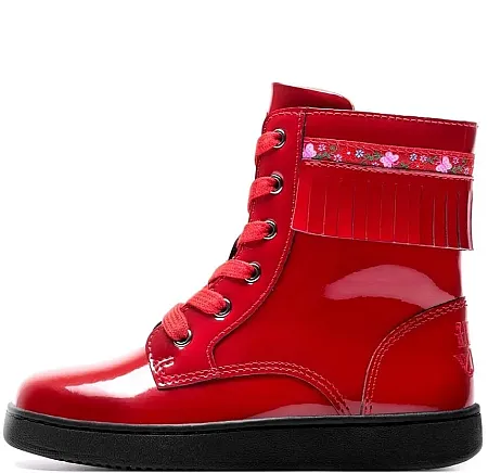 LELLI KELLY FRANGETTA STIVALE BOOTS LKFH4364-RS01 ROSSO