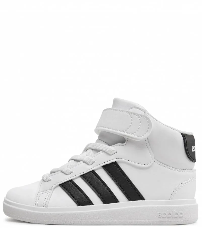 ADIDAS GRAND COURT MID SNEAKERS KIDS IE3862 BLACK/WHITE