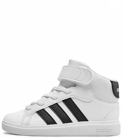 ADIDAS GRAND COURT MID SNEAKERS KIDS IE3862 BLACK/WHITE