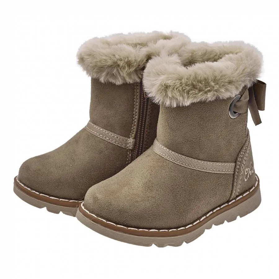 CHICCO ANKLE BOOT FIRST STEPS 72033-590 DOVE GREY MICROFIBER