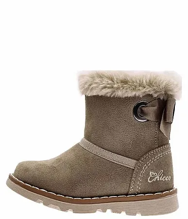 CHICCO ANKLE BOOT FIRST STEPS 72033-590 DOVE GREY MICROFIBER