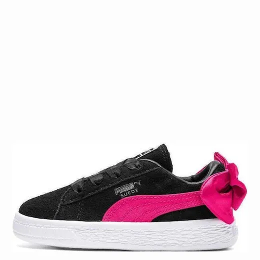 PUMA SUEDE BW AC PS SNEAKERS 367318 04 BLACK/BEETROOT/PURPLE