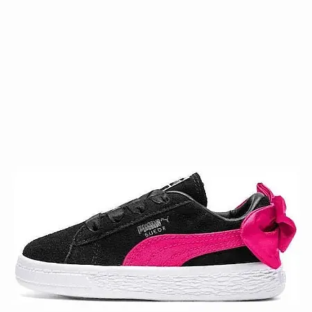 PUMA SUEDE BW AC PS SNEAKERS 367318 04 BLACK/BEETROOT/PURPLE