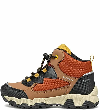 GEOX J MAGNETAR  ABX J463ZC 050FU C0275 1  BROWN/BLACK J SNEAKERS OUTDOOR