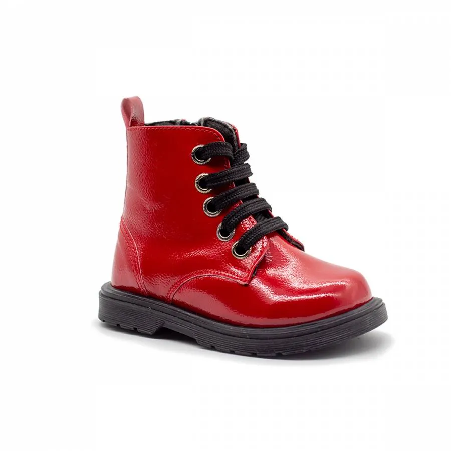 RICCO MONDO VERNICE BOOTS B1877 ANATOMIC RED
