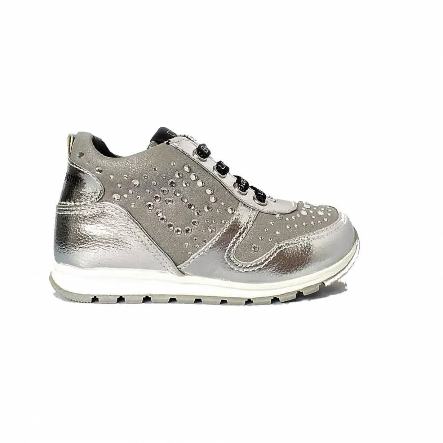LAURA BIAGIOTTI BABY SNEAKERS 6929 SILVER/BLACK
