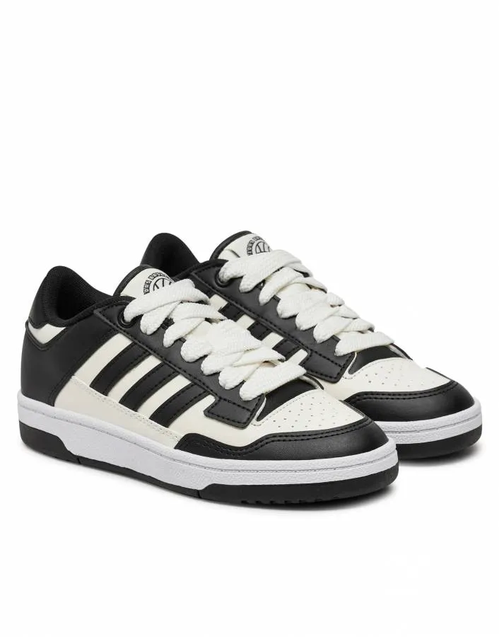 ADIDAS RAPID COURT LOW J JR0166 CBLACK/CLOWHI/FTWWHT