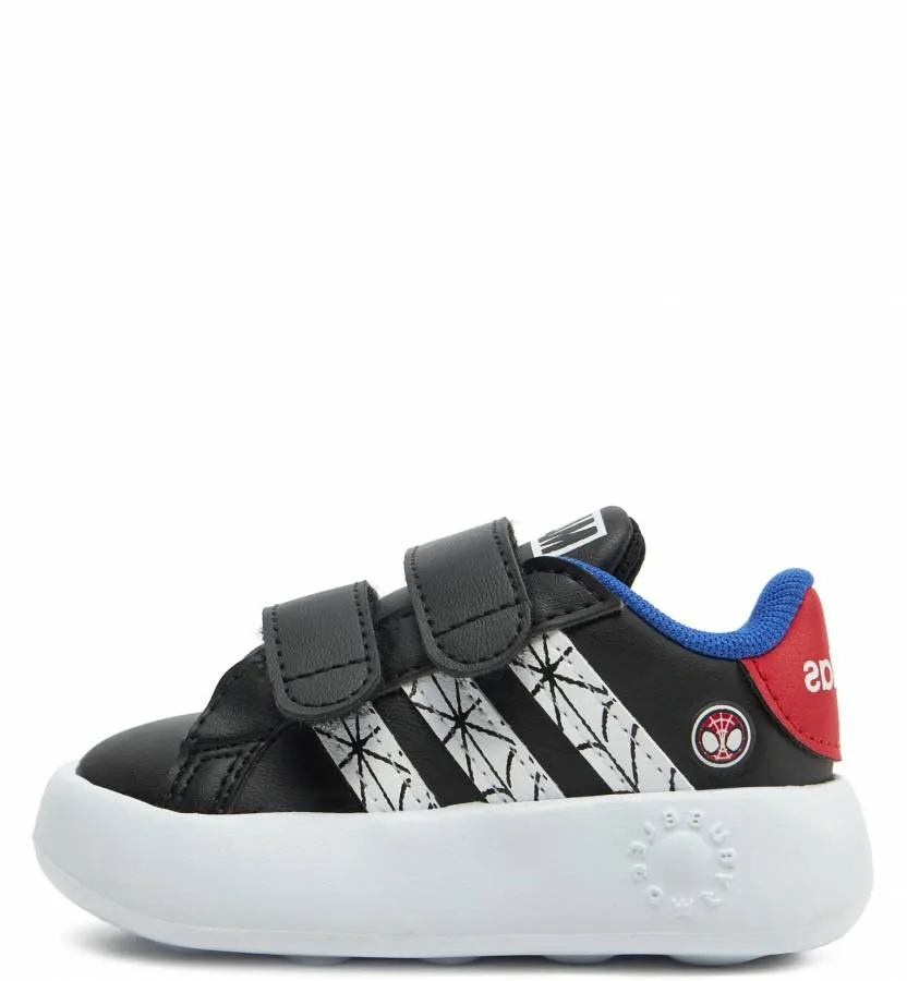 ADIDAS GRAND COURT SPIDER INF JS0743 CBLACK/FTWWHT/SLUBL