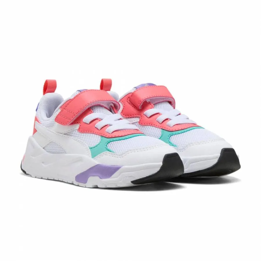 PUMA TRINITY AC PS 390839 21 WHITE/LAVENDER/AQUATIC